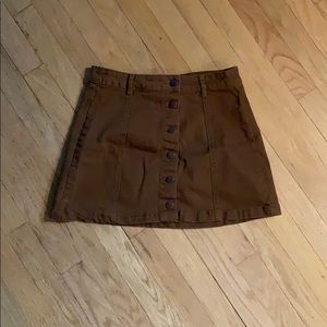 Buttoned Skirt